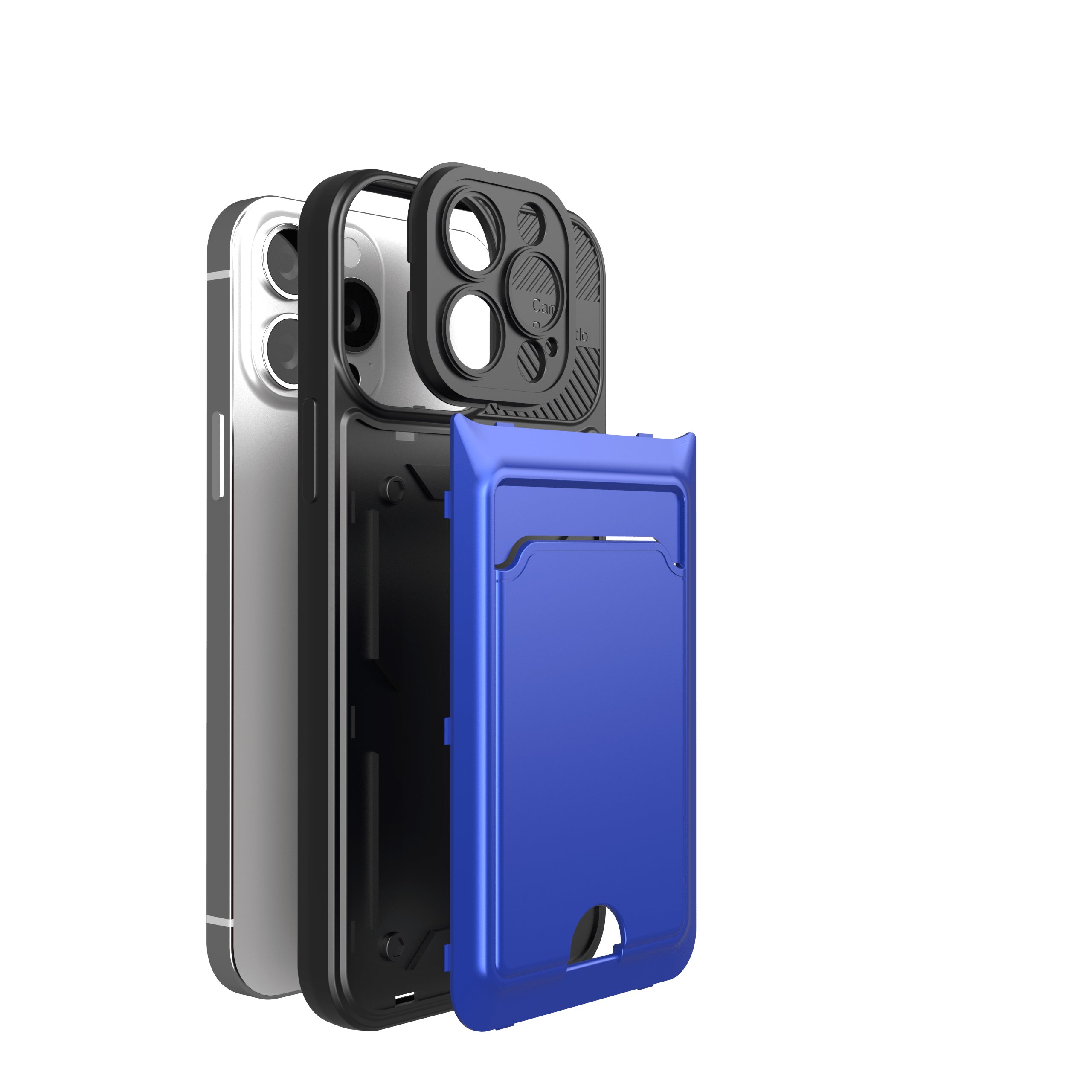 Armor Hybrid Phone Case With Card Holder