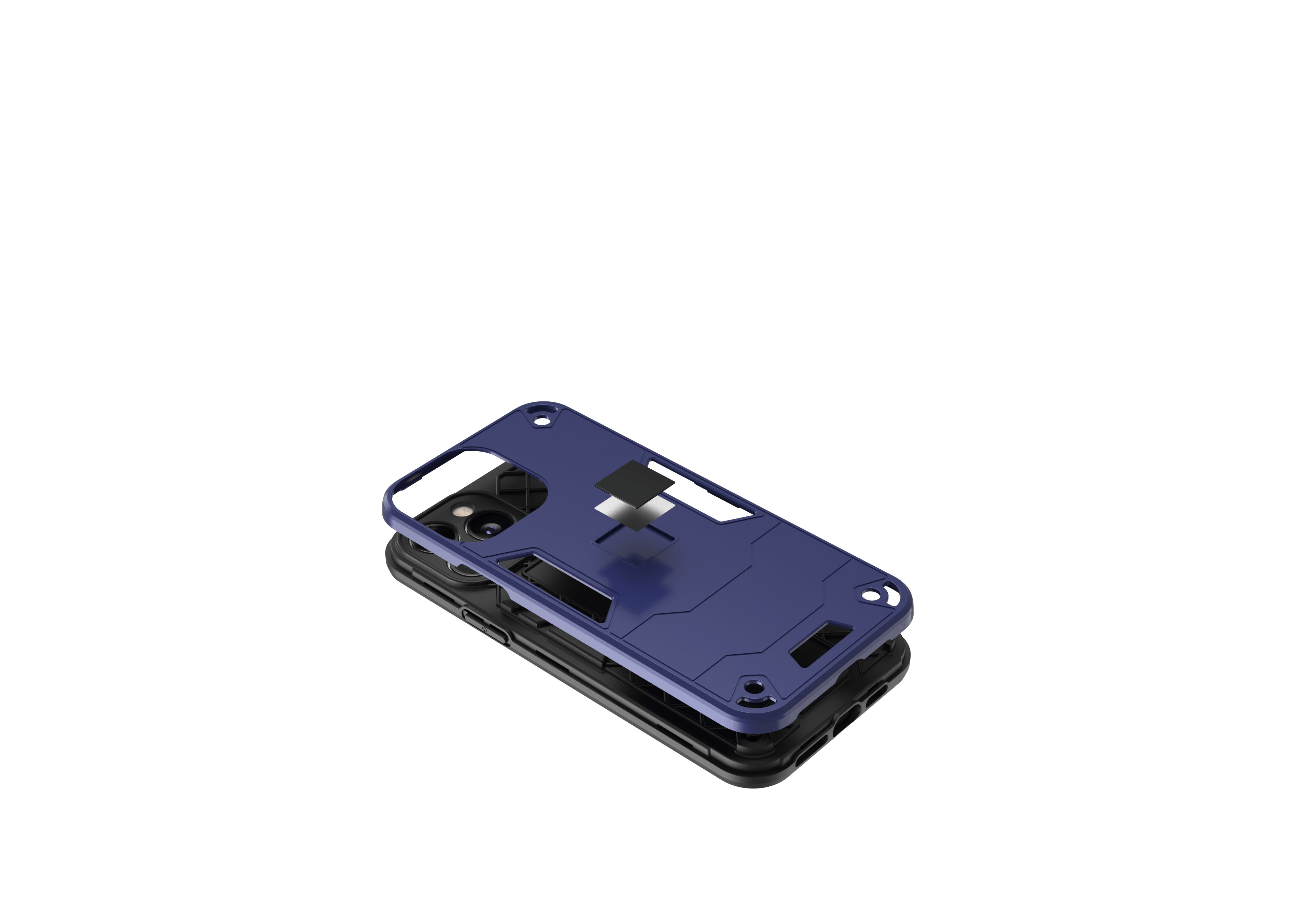 Armor case for iphone built in magnet
