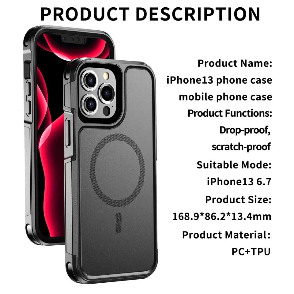 Armor Soft Phone Cover For iPhone 14 Pro Max