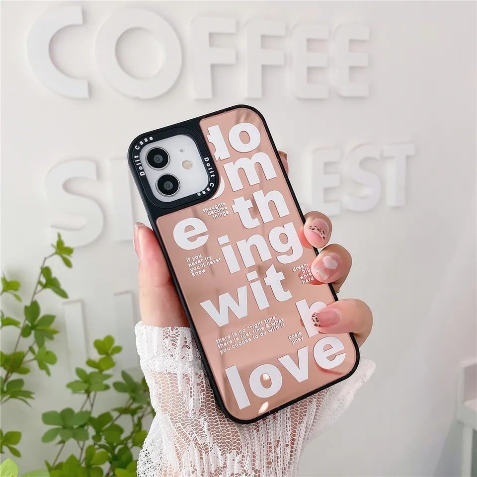 Custom Mirror Phone Case Hard Back