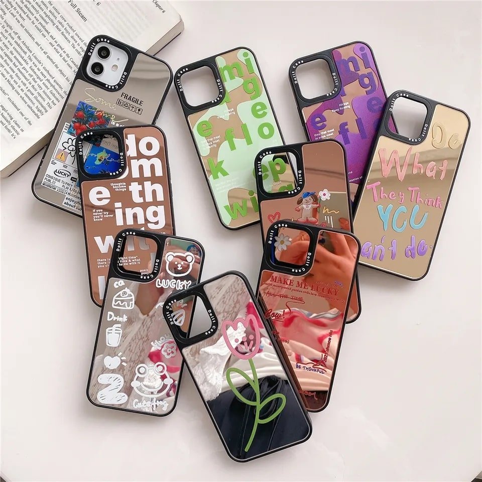 Custom Mirror Phone Case Hard Back