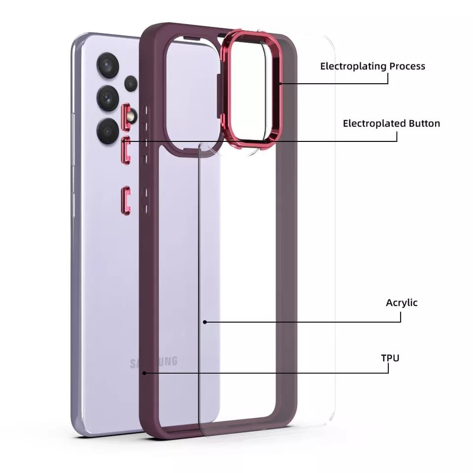 Electroplating hybrid Phone Case