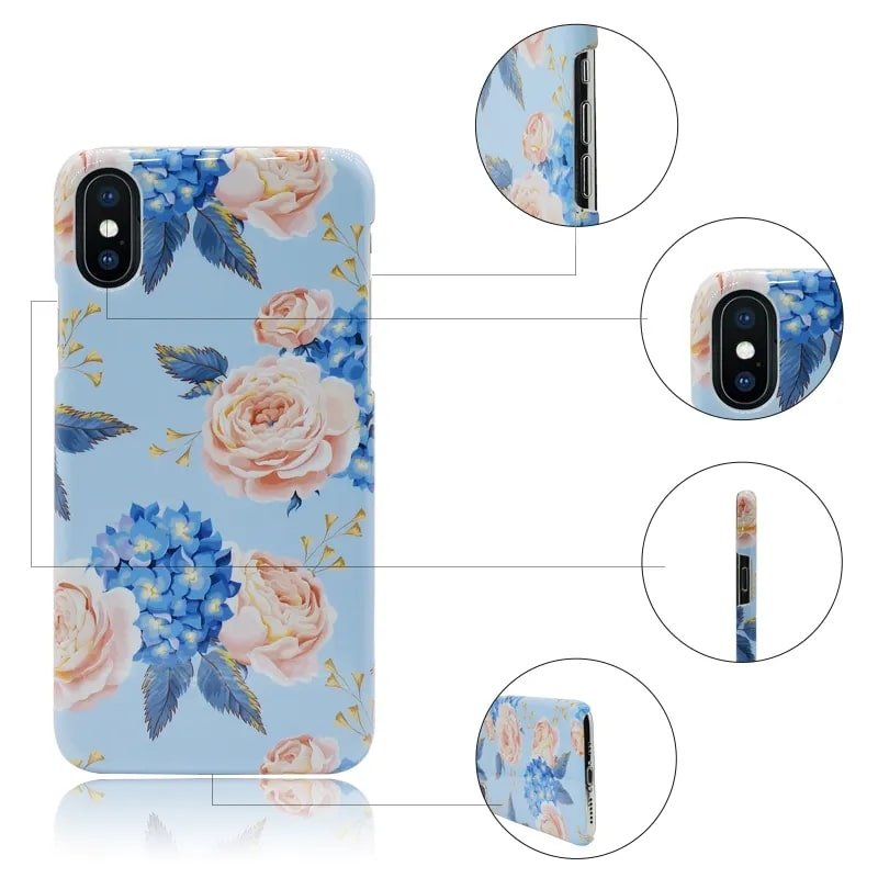 Flora Hard PC Cover For iPhone XS Max