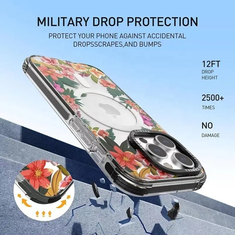 Floral Phone Case For iPhone 14 Pro Max