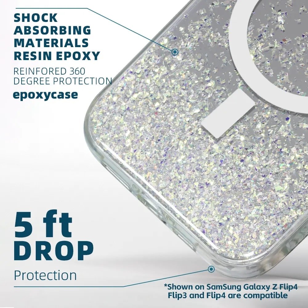 glitter magnetic phone case