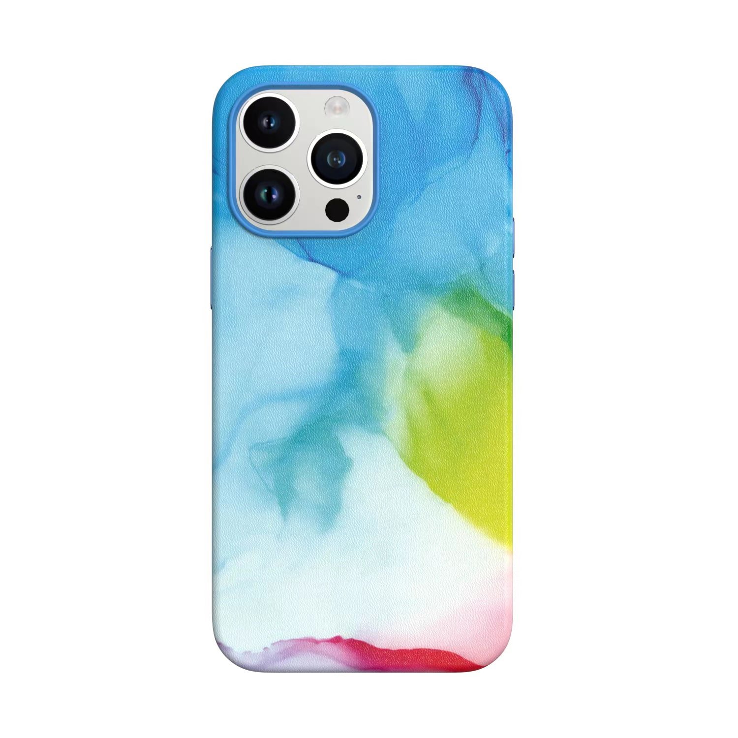 Ink Colorful Leather Case iPhone