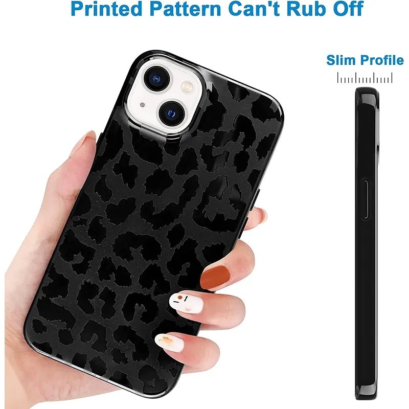Leopard Print IML Phone Cases For iPhone