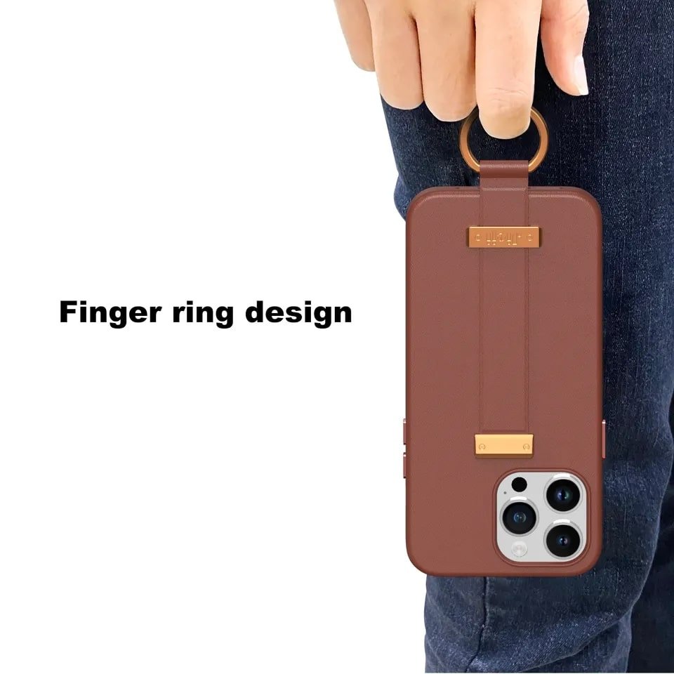 Luxury leather iPhone Case