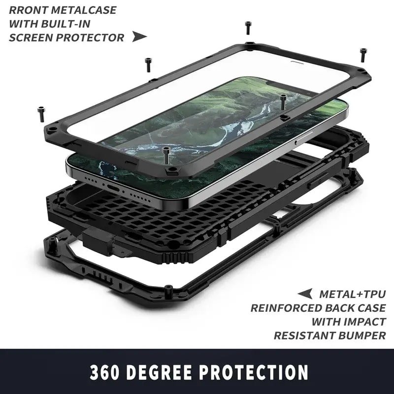 luxury rugged case armor 360 full protection