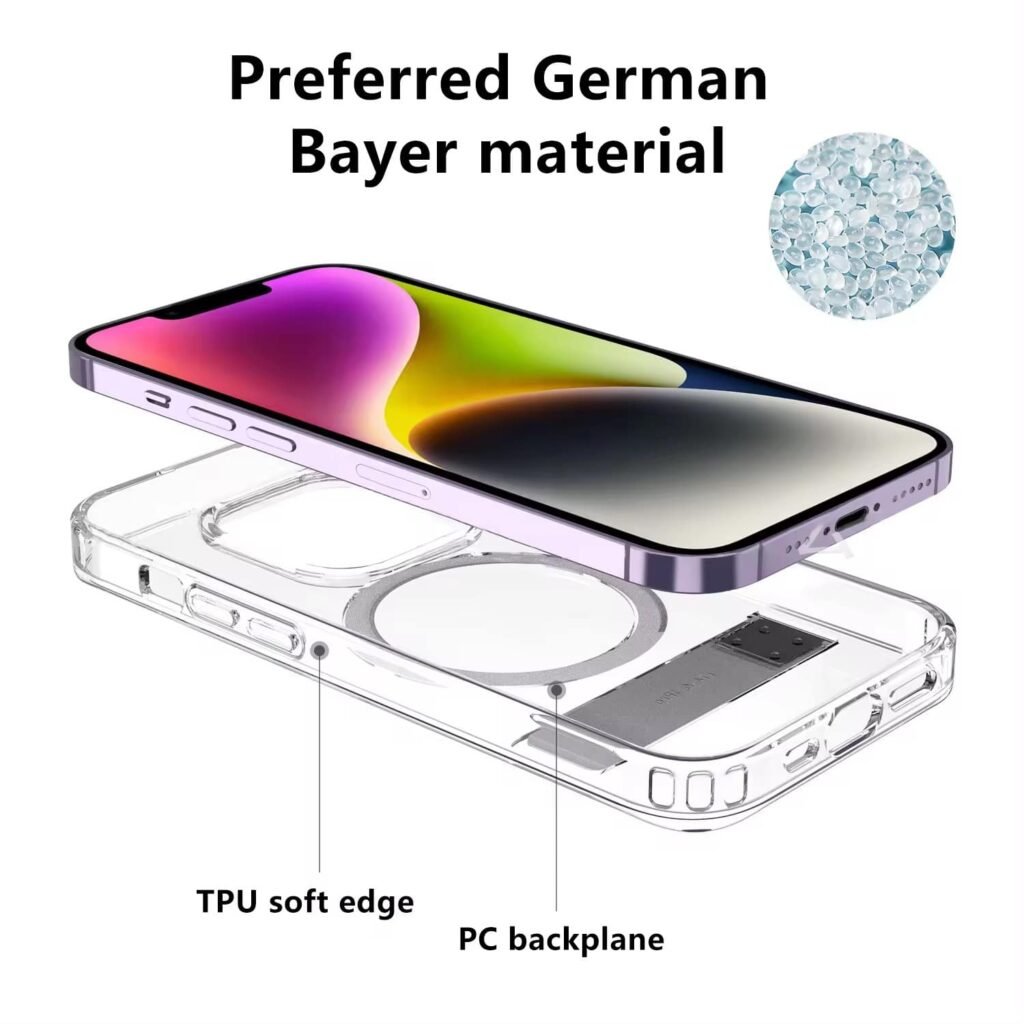 magnetic case with folding holder