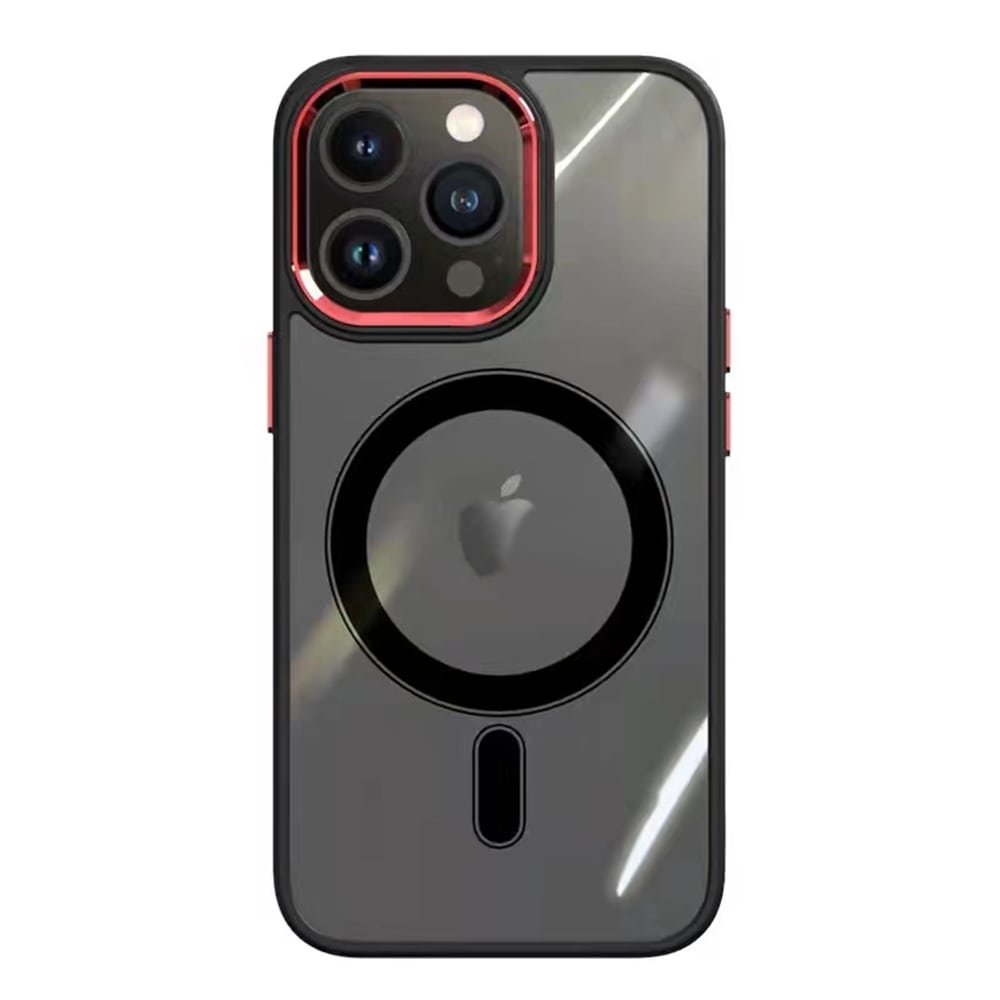 3 in 1 Hard Acrylic TPU MagSafe iPhone Case