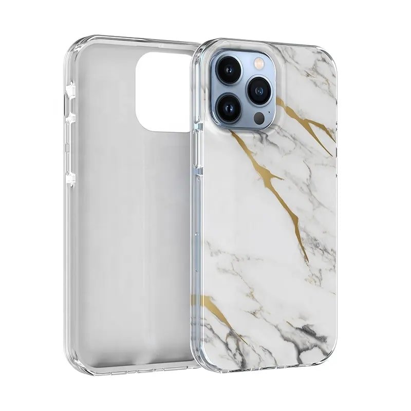 Marble IML Hybrid Phone Case for iPhone