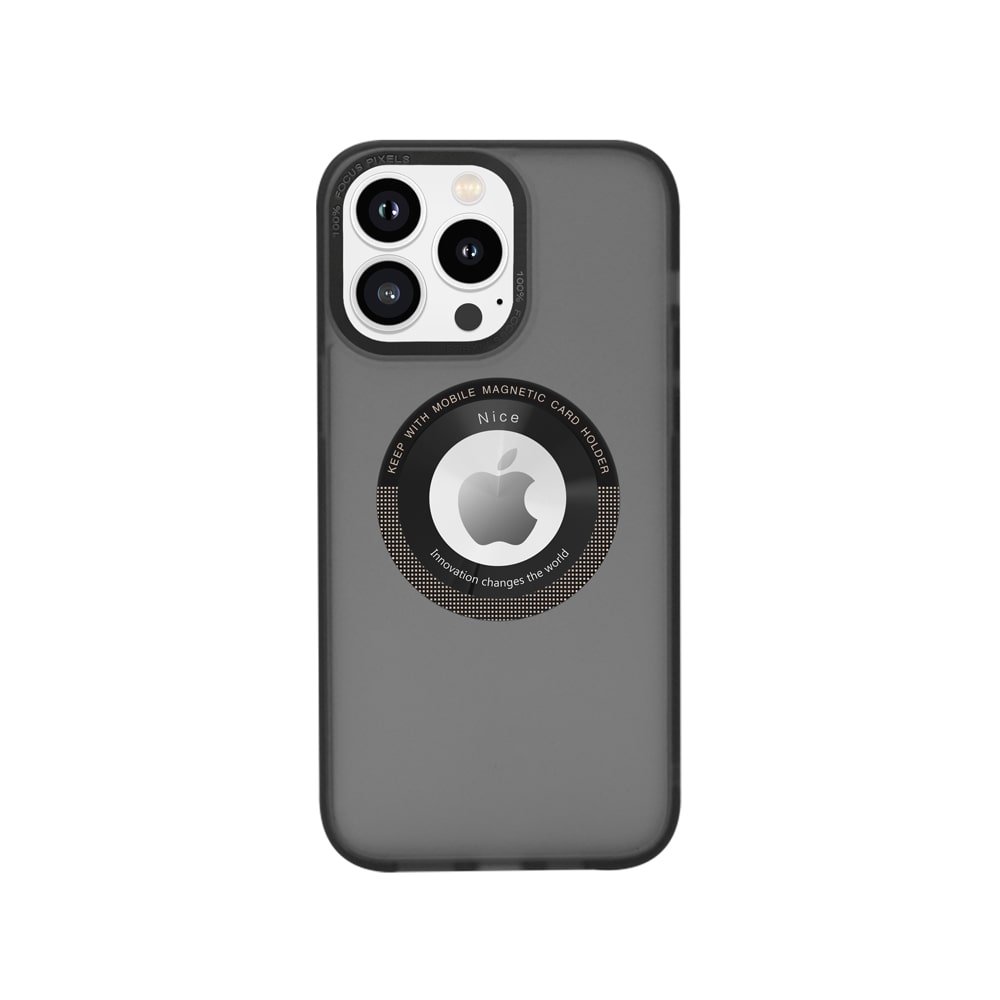 Smoker Transparent Matte Phone Case Magnetic Back Case