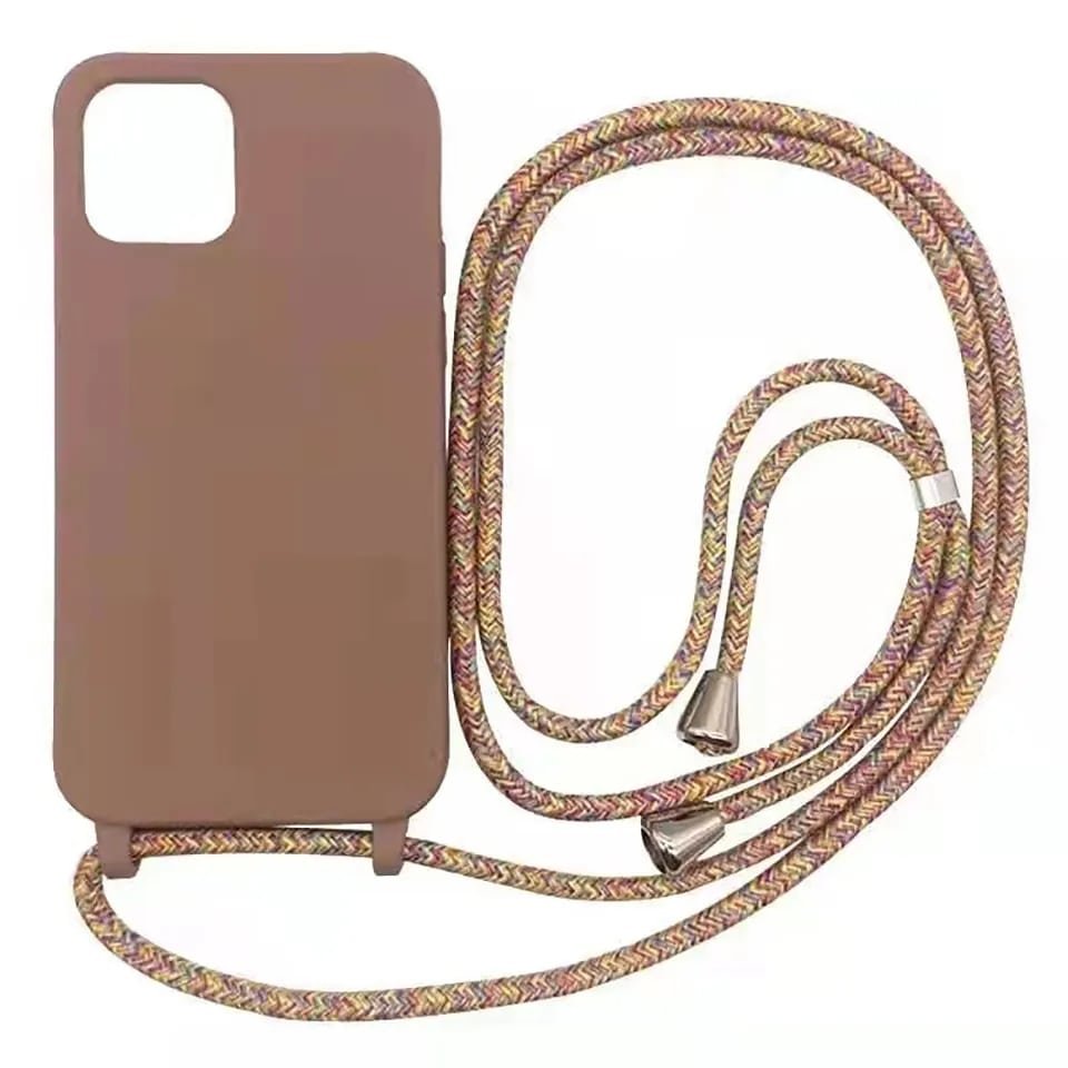 TPU Phone Case with Strap Crossbody Lanyard