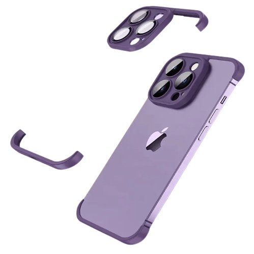 Real Bare Four Corner Protector for iPhone Silicone TPU Case