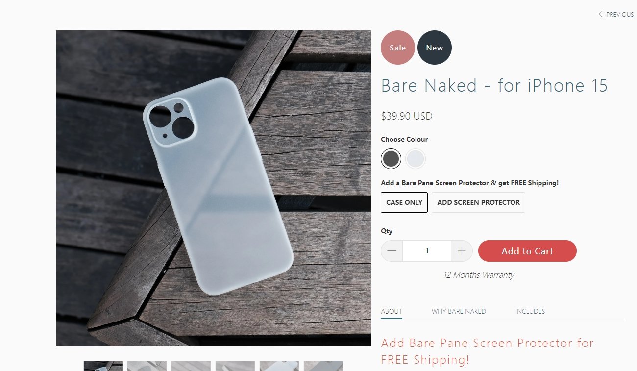 slim fit matte case for iphone 15