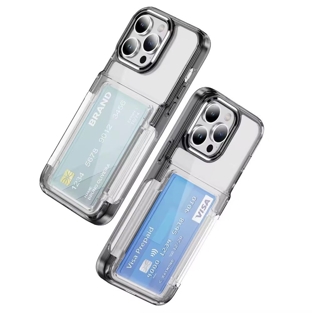 Transparent Clear Cover with Card Slot