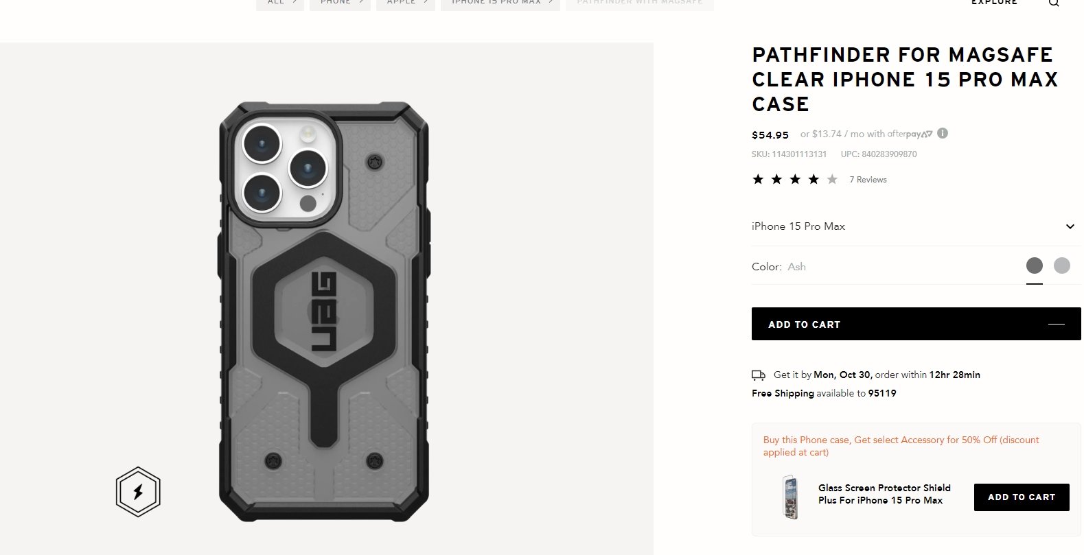 UAG pathfinder rugged case