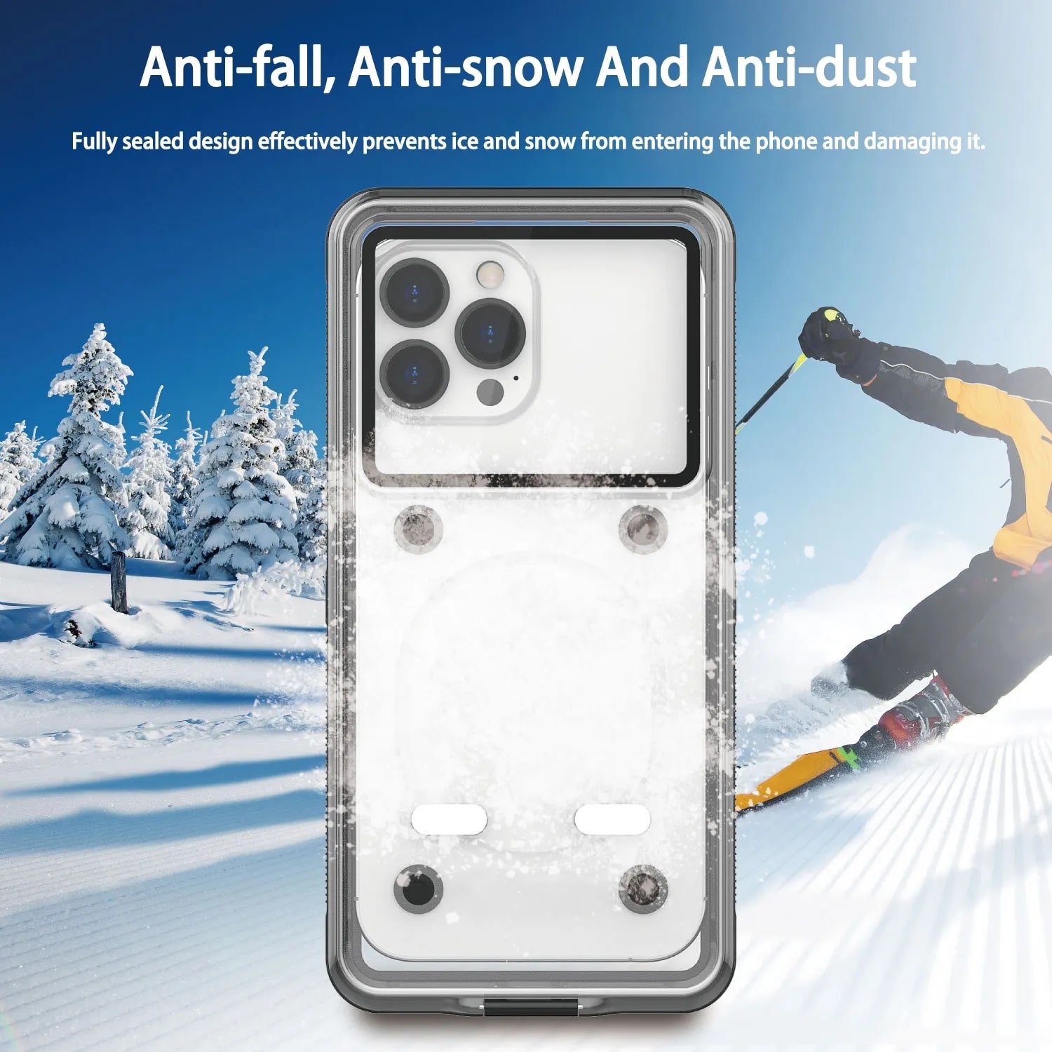 universal dust-proof ip68 waterproof phone case