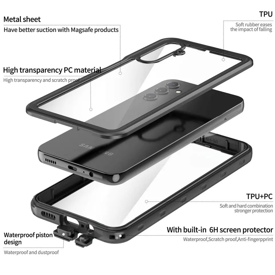 Waterproof Cover For Samsung Galaxy A54 5G
