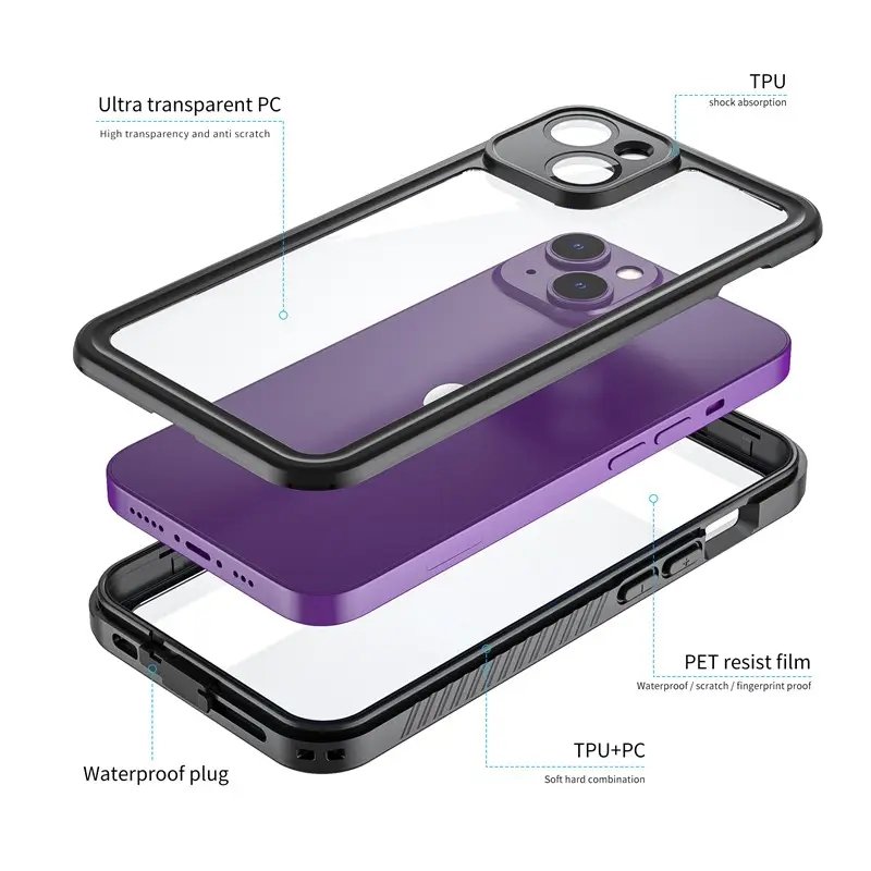 Waterproof IP68 Certificate Shockproof iPhone Case