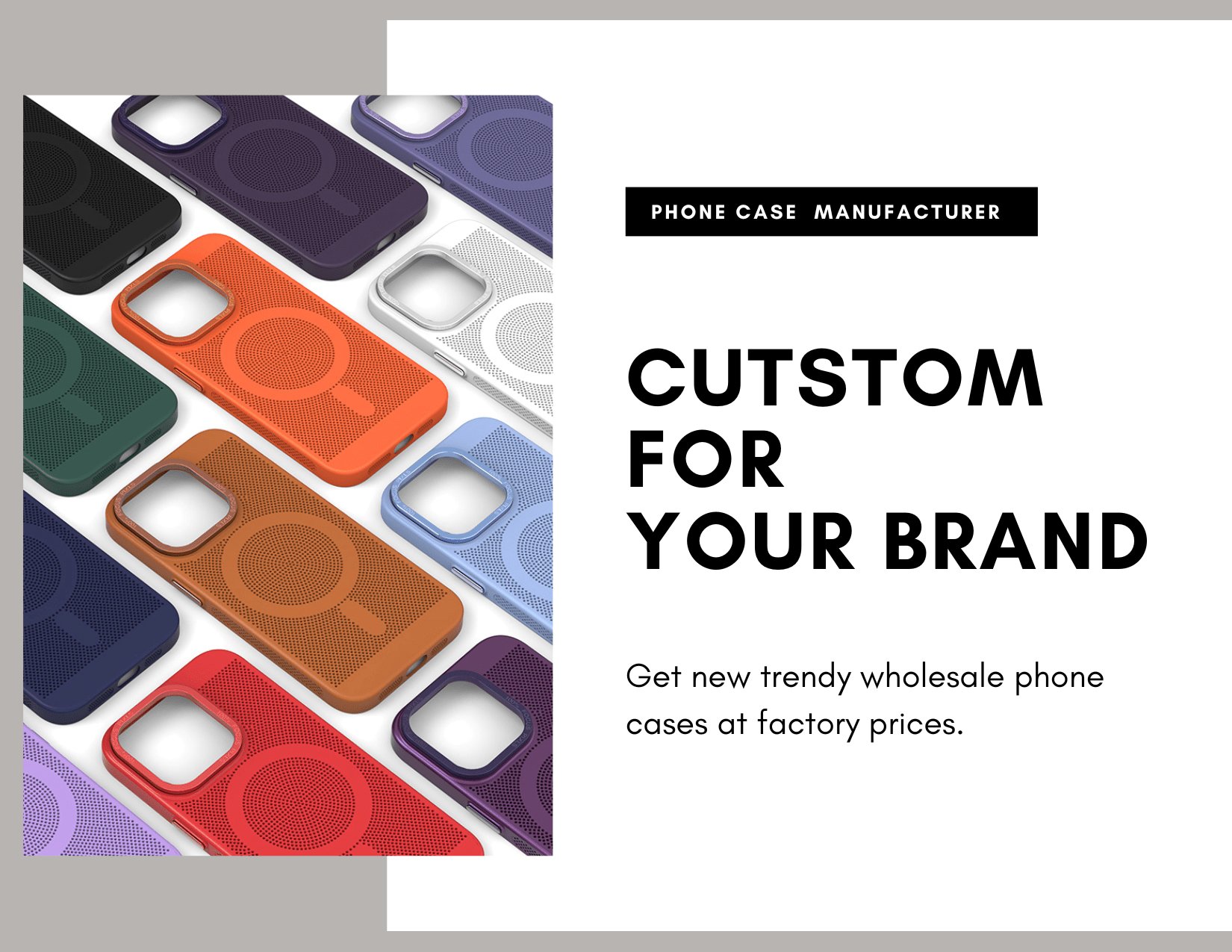 wholesale custom phone case heat dissipation cases
