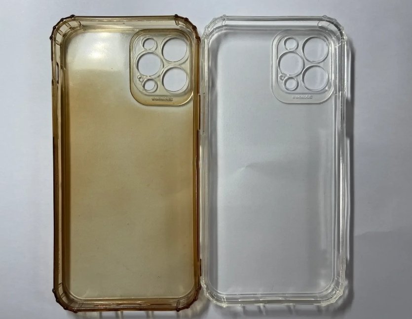 yellowing phone case