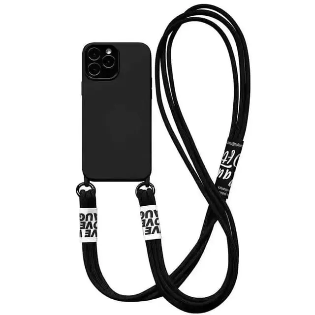 Fashionable Acrylic Crossbody Phone Case with Lanyard Wholesale