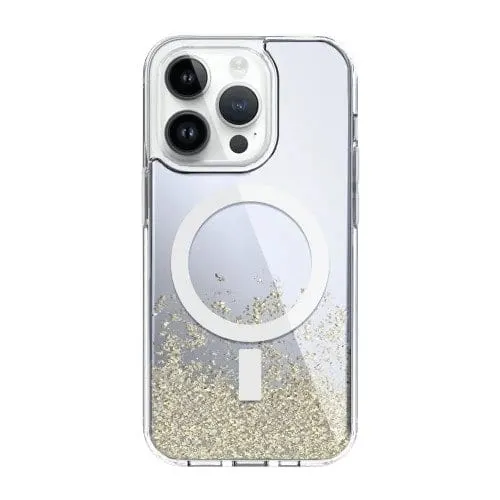 Glitter Powder Magnetic Glass Phone Case