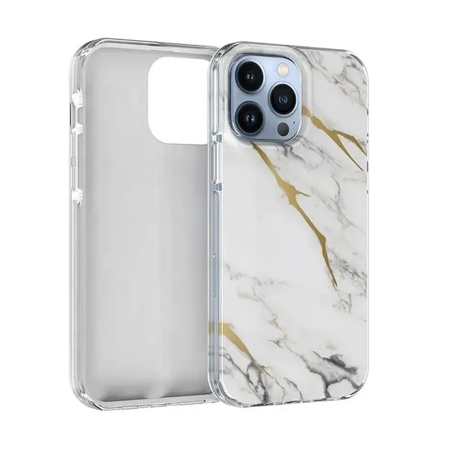 Marble IML Hybrid Phone Case for iPhone