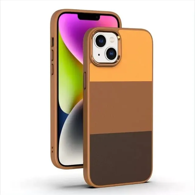 Premium iPhone 14 Pro Leather Case with Microfiber Lining