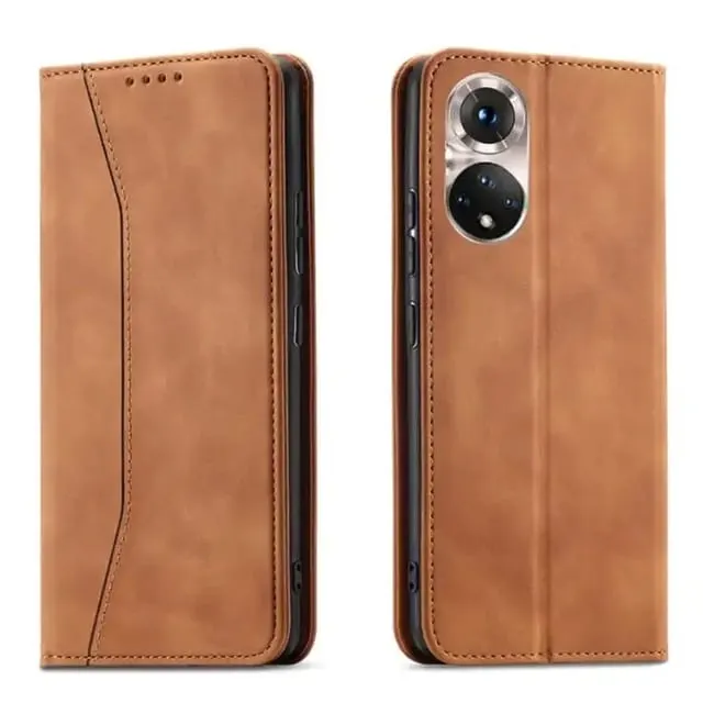 Luxury Leather Wallet Case for HUAWEI Honor 50 Pro
