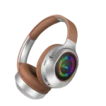 Retro metal gaming headphones